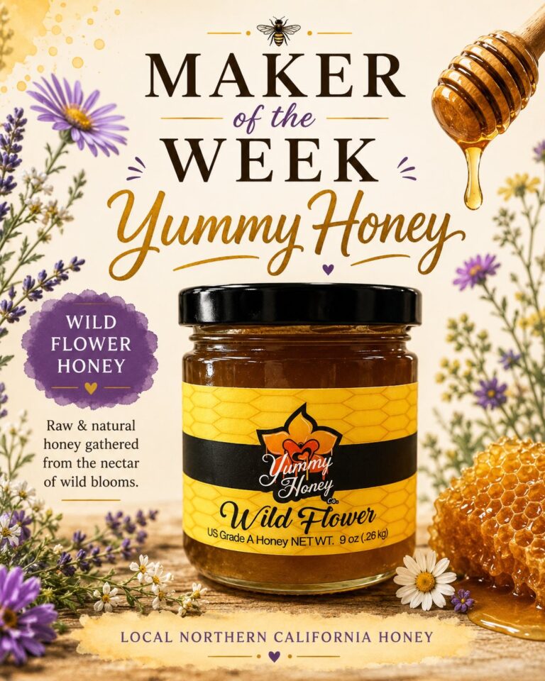 Maker of the Week: Yummy Honey promo graphic from Mystic Moon Raven